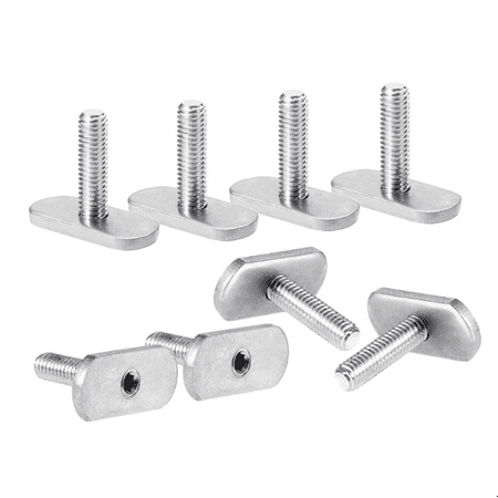 

8 Pcs Kayak Rail/Track M5 Screws & Nuts T Slot Bolt Replacement Stainless Steel Gear Mounting Bolt Kayak Accessories
