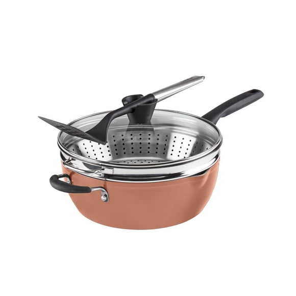 Juego de utensilios de cocina Cuisinart Preferred Pan Sienna Sky, 4 piezas