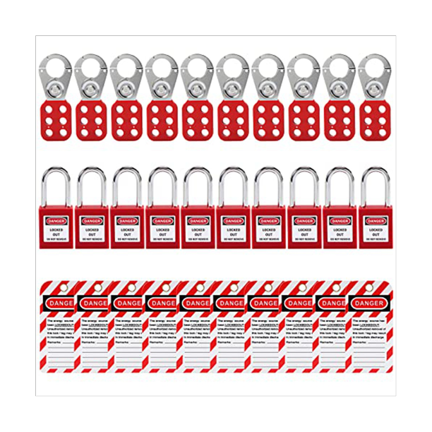 Ckout Tagout Locks Kit, Lock Out Tag Out SafetyPadlocks Set, Lockout