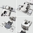 thumbnail image 7 of Luokim 10 Pack Soft Closing Cabinet Hinges 1-1/4 inch Overlay Self Closing Concealed Hinge Kitchen Hardware 105 Degree Nickel Plated, 7 of 7