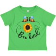 thumbnail image 3 of Inktastic Bee Kind Bees and Sunflower Boys or Girls Toddler T-Shirt, 3 of 5