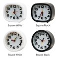 thumbnail image 3 of Quartz Alarm Clock Night Light No Tick Bedroom Bedside Clocks Battery Operated, 3 of 5