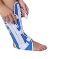 thumbnail image 2 of HURRISE Adjustable Knee Joint Support Ankle Strap Orthosis Brace Support Sprain Strap Foot Brace, Knee Splint Support, Fracture Support, 2 of 12