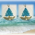 thumbnail image 5 of New Acrylic Shell Round Beach Ornament Sun Catcher Memorial Crafts Couple Crashing Wave Pendant Sea Glass Sun Catcher D, 5 of 8