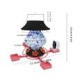 thumbnail image 3 of H Solar Powered Bird Feeder Camera 1080P Hd With Intelligent Bird Identification Stainless Steel 8X6X10 Inches H, 3 of 9