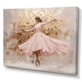 thumbnail image 2 of Designart "Ballet Dance With Green And Gold Accents I" Dance Wall Art Living Room, 2 of 7