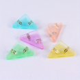 thumbnail image 4 of 5pcs Creative Triangle Clip Book Edges And Corners Clip Color Document Clip Junior High School General Examination Paper Data Storage And Arrangement Clip Note Clip, 4 of 5
