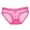 Hot Pink, variant on AWZXDE Ladies Underwear Panties Womens Sheer Lace See Through Mesh Crotch Seamless Briefs Breathable Panty White,L