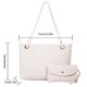 thumbnail image 3 of Bolso bandolera para mujer Casual 2 en 1 Conjunto de bolso Moda para mujer (Blanco) Sywqhk Para Estrenar, 3 of 5