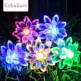 thumbnail image 3 of LED String Lights 13.2ft 40 LED Lotus Flower Fairy Lights with 8 Modes Timer Indoor String Lights for Bedroom, Party, Wedding, Indoor, Garden Décor (Multi-Color), 3 of 14