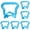 Blue, variant on 5 Gallon Water Bottle Handle - 2/4/6Pack Yellow Heavy Duty Water Jug Holder for Easy Carrying, Ergonomic Grip Fits Standard 5 Gallon Jugs, Non Lifter Carrier Clip