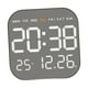 thumbnail image 3 of Reloj de pared digital con alarma, práctico y multifuncional, con semana, mes y fecha. Concha negra, 3 of 8