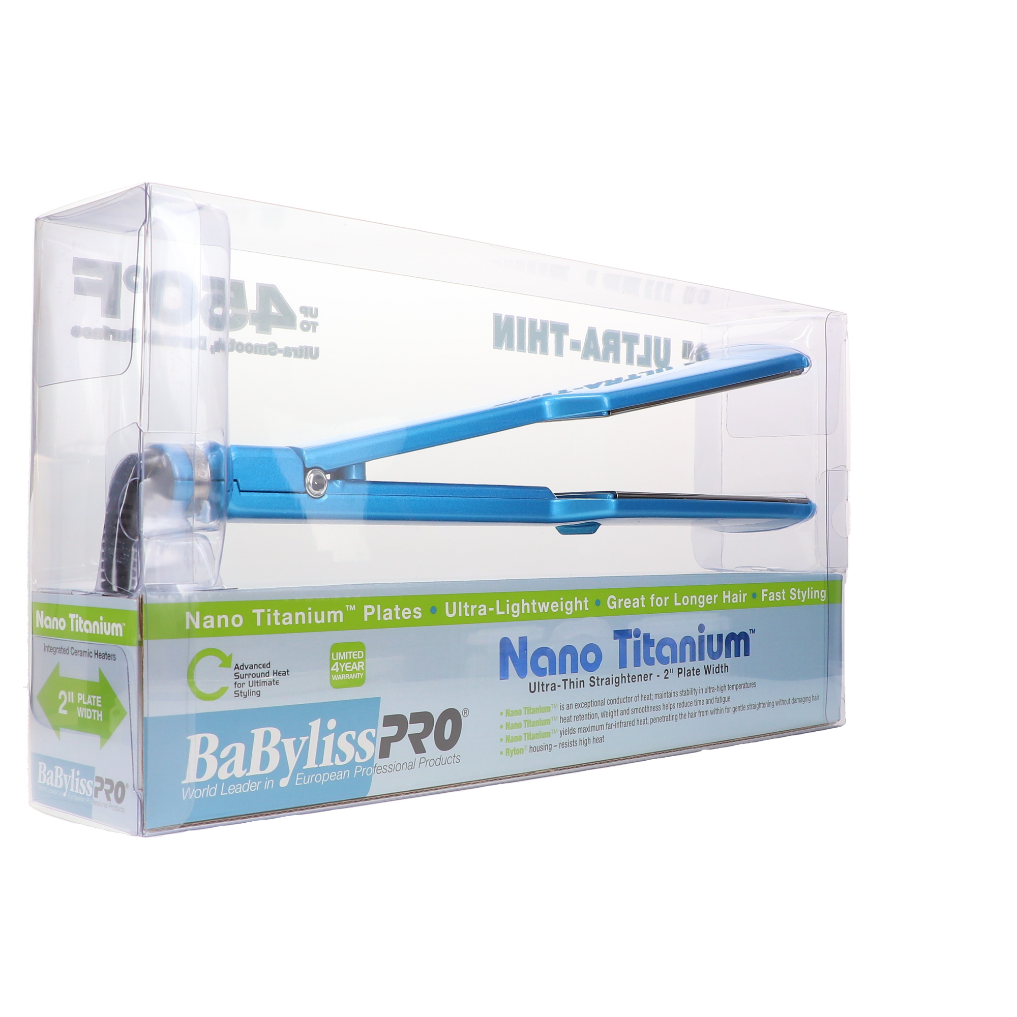 BaBylissPRO Nano Titanium Ultra Thin Flat Iron, 2 inch photo 5