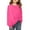 Hot Pink, variant on Eltusu Big Girls Casual Sweatshirts, Long Sleeve Solid Color Crewneck Loose Fall Tops Red Size 10-12 T