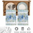 thumbnail image 5 of Hydrangea Eucalyptus Kitchen Towels Set of 1, Summer Botanical Blue Wooden Absorbent Dish Towels for Kitchen, Microfiber Hand Towel, Quick Drying Tea Towel for Cleaning Decorative Dishcloths, 5 of 7