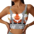 thumbnail image 1 of Lsque Soutien-Gorge de Sport Imprimé Hello Fall pour Femmes, Compression, Évacuation de l'Humidité, Soutien-Gorge de Sport à Fort Impact pour Femmes, Soutien-Gorge de Sport de Soutien-Moyen, 1 of 8