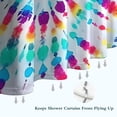 thumbnail image 6 of Colorful Tie Dye Pattern Shower Curtain 72"x84" ,Bathroom Decorative Shower Curtains Set with 12 Hooks,Modern Waterproof Washable Shower Curtain, 6 of 6