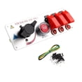 thumbnail image 1 of Racing Coche Encendido Panel de interruptor de encendido Alta sensibilidad Rendimiento superior Excelente soldadura electrochaplating DIY interruptores de apagado sidaley VI014338-00B, 1 of 7