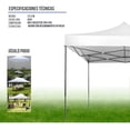 thumbnail image 4 of Toldo Plegable 2x2m Lona Impermeable Y Reforzado Oakland, 4 of 5