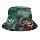 thumbnail image 1 of Dalia y el Libro Rojo Sombrero bucket para adultos, gorra de protección solar, sombrero de pescador plegable para viajes al aire libre, pesca y actividades de verano, 1 of 6