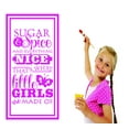thumbnail image 1 of Decal Wall Sticker : Sugar & Spice Everything Nice That's What Little Girls Are Made Of... Teen Baby Bedroom 16x24 Inches, 1 of 2