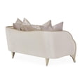 thumbnail image 6 of Michael Amini Malibu Crest Loveseat - Cloud White/Chardonnay, 6 of 16