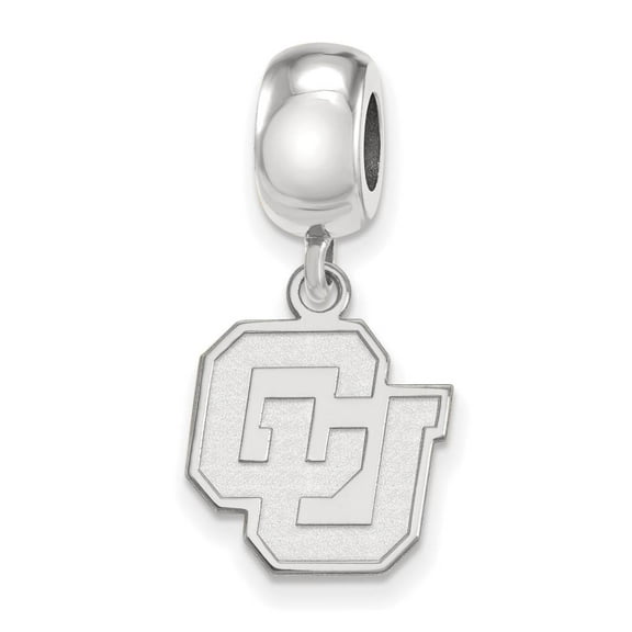 Sterling Silver University of Colorado Small Dangle Bead Charm