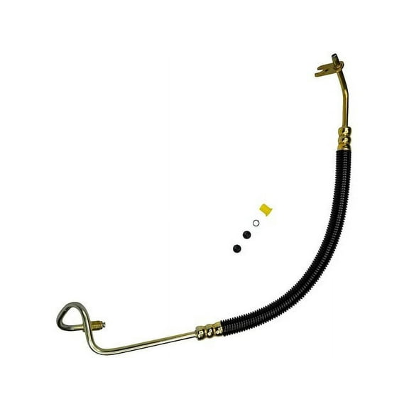 Pump To Gear Power Steering Pressure Line Hose Assembly - Compatible with 2007 - 2014 Cadillac Escalade 2008 2009 2010 2011 2012 2013