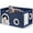 Dark Blue, variant on Cat House for Indoor Cats - Large Cat Bed Cave with Fluffy Ball and Scratch Pad, Foldable Cat Houses & Condos, Cat Cubes, Cat Hideaway, Covered Cat Bed for Multi Small Pet Large Kitty