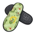 thumbnail image 2 of Junzan Fuzzy Feet Slippers For Women,House Shoes Non Slip Indoor/Outdoor,Cute Dinosaurs Cartoon Designs-Medium, 2 of 9