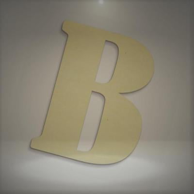 UNFINISHEDWOODCO 23-Inch Unfinished Wood Letter, Large, Letter B