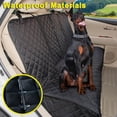 thumbnail image 2 of Cubre Asiento para Perro YOVEEKLE Deluxe Impermeable para Autos Negro, 2 of 7