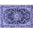 thumbnail image 1 of Ahgly Company Indoor Rectangle Persian Blue Traditional Area Rugs, 5' x 7', 1 of 4