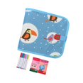 thumbnail image 1 of HILABEE Erasable Doodle Book Set Kids Drawing Writing Board for Car Activity Writing C, 1 of 9