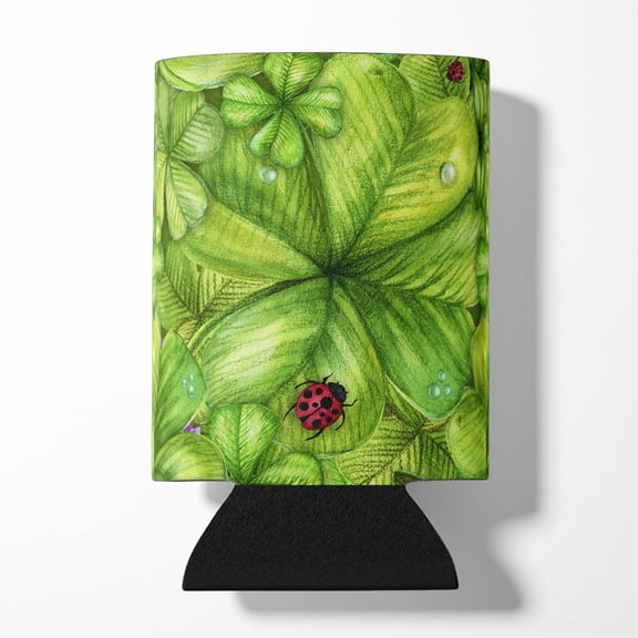 Shamrocks and Lady bugs Can or Bottle Hugger