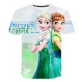 thumbnail image 1 of Anna Elsa niños camisetas niñas verano Elsa Frozen ropa bebé camisetas niños manga ropa camiseta 2 3 5 7 8 9-14 años 7T Gao Jinjia LED, 1 of 2