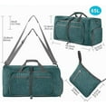 thumbnail image 7 of URSOFINE 115L/85L/65L Large Duffle Bag, Foldable Travel Gym Bag with Shoe Compartment, Lightweight Water Repellent Tear Resistant for Camping, Weekender, Overnight Travel, 7 of 7