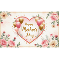 thumbnail image 1 of Happy Mother's Day Banner Floral Butterflies and Roses Backdrop Decoration Party Supplies Home Decor Event Background Celebration, 1 of 4
