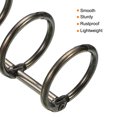 thumbnail image 4 of Unique Bargains Metal Binder Rings, Dark Grey, 4 Pack, 4 of 6