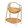 thumbnail image 4 of Cesta de frutas tejida, cesta de desayuno, bandeja para hornear pan, soporte para frutero, bandeja para servir, organizador para cocina, habitación y, 4 of 8