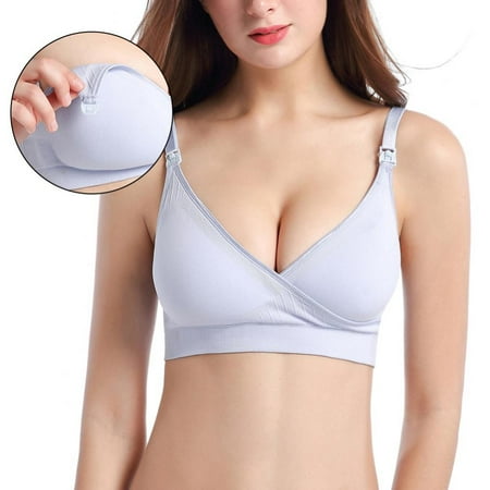 

Women Nursing Maternity Bra Seamless Breastfeeding Bra Sleeping Bralette Female Nursing Wirefree Seamless Bra