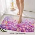 thumbnail image 3 of Pink Spring Floral Door Mat&nbsp;Indoor Outdoor Entrance, Non Slip Rug for Kitchen Bathroom Entryway Rug, Summer Daisy Botanical Oil Painting Washable Doormat Floor Mat 20x31.5 Inch, 3 of 8