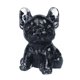 thumbnail image 2 of Bonita figura de bulldog francés pequeña para la sala de estar, entrada de casa, coleccionable Negro, 2 of 9