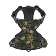 thumbnail image 4 of Lsque Camouflage Skulls Dog Harness, No-Pull Pet Harness with 2 Leash Clips, Adjustable Soft Padded Dog Vest with Easy Control Handle for Large Dogs-X-Large, 4 of 9