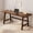 Walnut, variant on IOTXY 60" Two Person Simple Executive Solid Wood Computer Desk for Home Office & Study, Walnut Finish