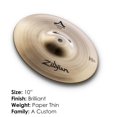 thumbnail image 2 of Platillo Splash Zildjian A Custom 25 cm, 2 of 7