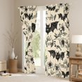 thumbnail image 3 of Feelyou Gothic Bat Curtains (2, 42x84), Rustic Sunflower Western, 3 of 6