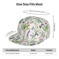 thumbnail image 6 of Fotbe Wisteria Flower Flat Bill Visor Cap Classic Snapback Hat Polyester Foam Trucker Hat Trucker Cap Adjustable Baseball Cap, 6 of 9