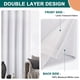 thumbnail image 5 of Cortinas Diraysid, 100% lino blanco opaco, 132 cm de ancho x 160 cm de largo, 2 paneles, 5 of 6