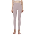 thumbnail image 2 of ATENAR Workout Leggings for Women,Leggings for Women,Pants for Women,Cinched,Comfort Fit,Solid,Nylon,Spandex,Beige,XL(US:10), 2 of 8